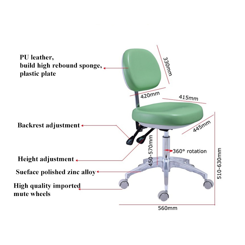 Ghế nha khoa SV039 Ergonomic cho nha sĩ
   