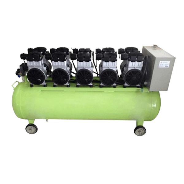 UM-165 240L 8KW Oilless Portable Air Compressor Pump For 20 Simulators Working at Same Time